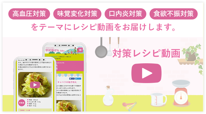 食事の工夫 生活のお役立ち 甲状腺がん Hhc