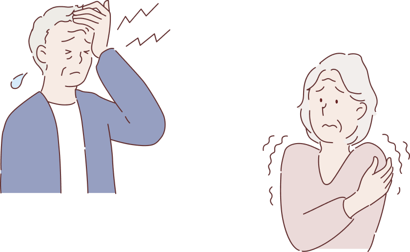 注入 / 注射に伴う反応